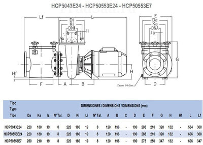  Hayward HCP501253E7 (380, 135 3/, 12.5HP) (,  Hayward HCP501253E7 (380, 135 3/, 12.5HP) )